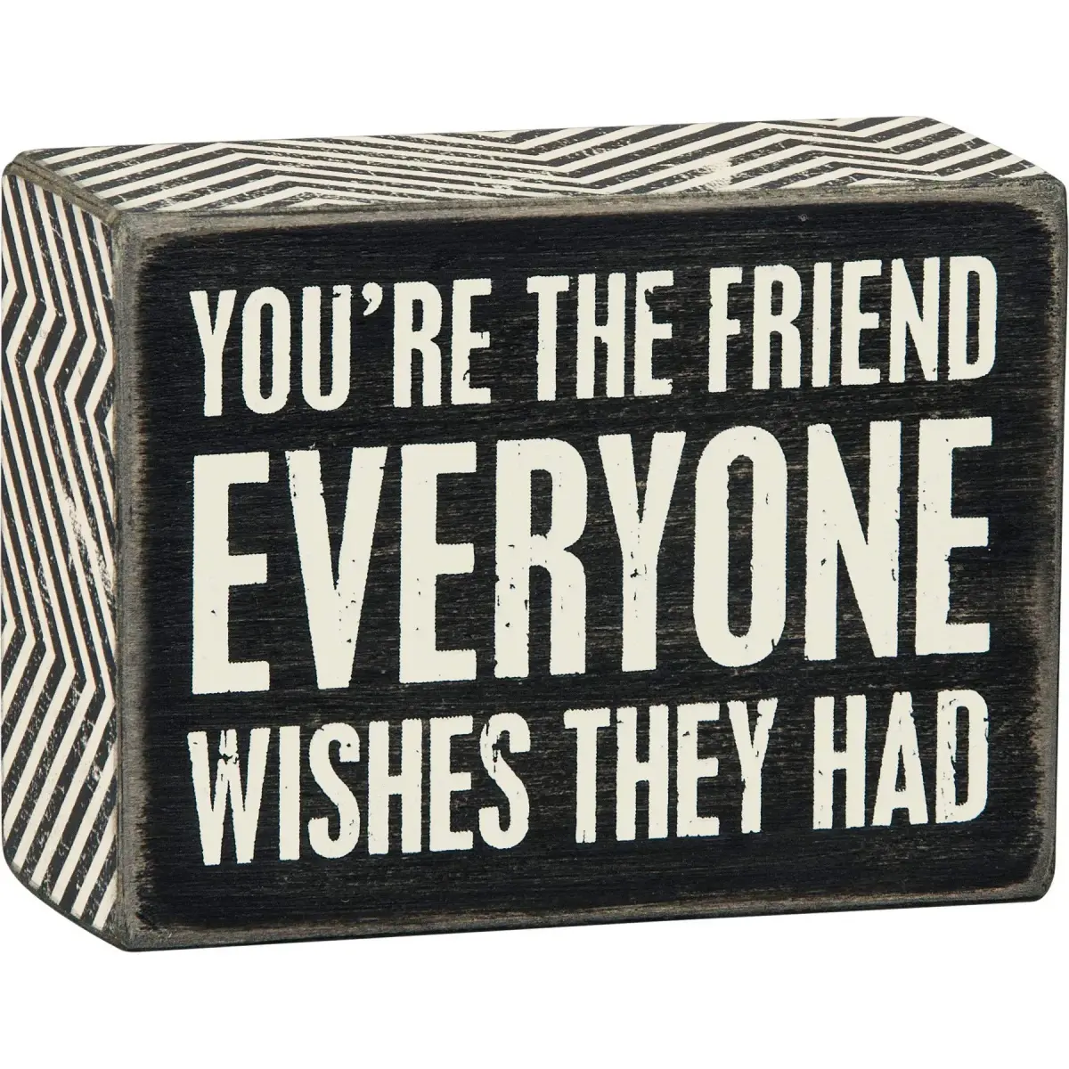 Primitives by Kathy "Everyone Wishes" Box Sign 10cm (4" x 3") | Authentic USA Import - main product image