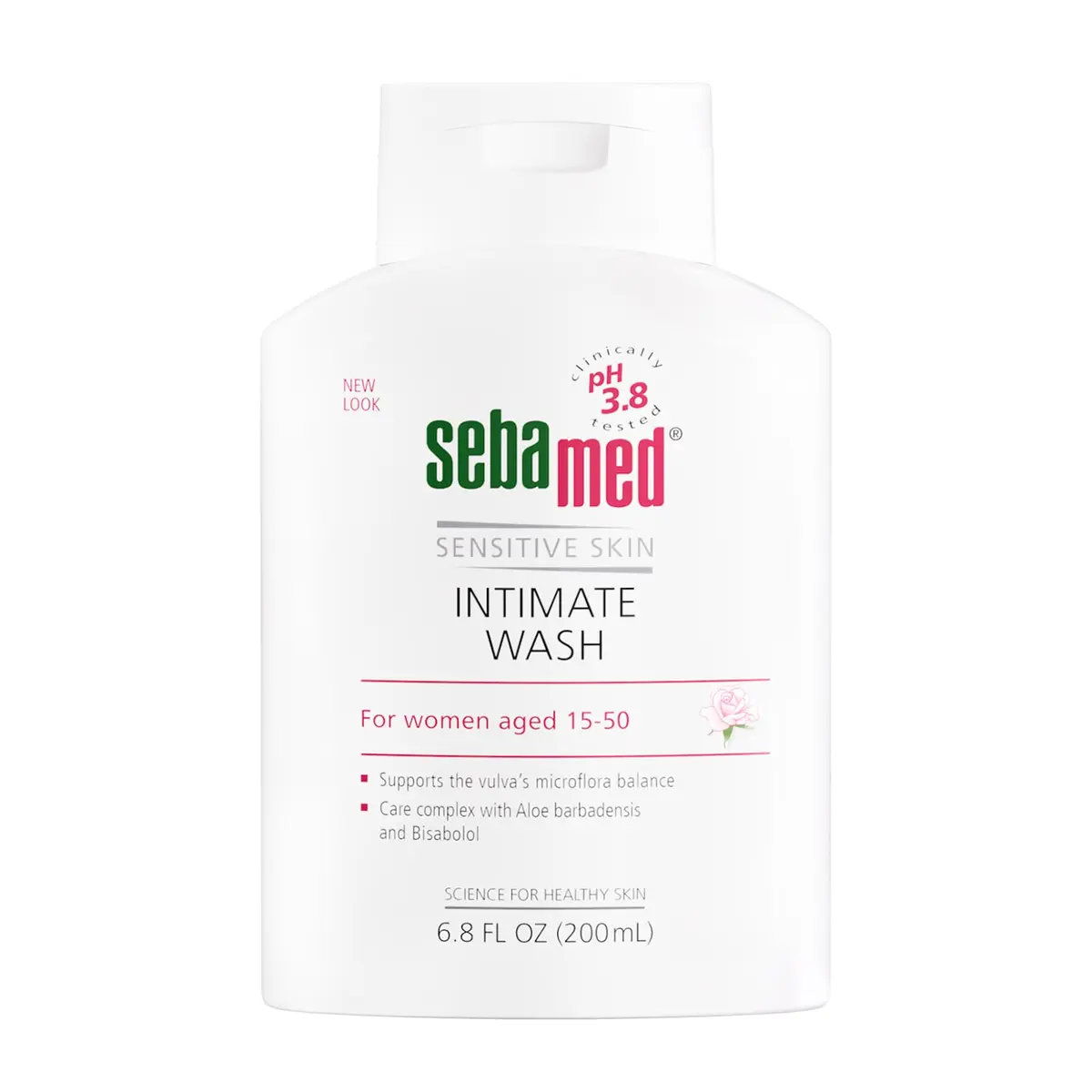 SEBAMED Feminine Intimate Wash pH 3.8 Balance With Aloe Vera 200 mL | Gentle Organic Feminine Hygiene - main product image