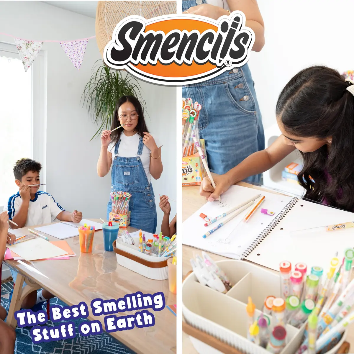 Scentco Smencils Graphite 5-Pack HB #2 Scented Pencils | Recycled Newspaper, 2-Year Scent Guarantee - view 5