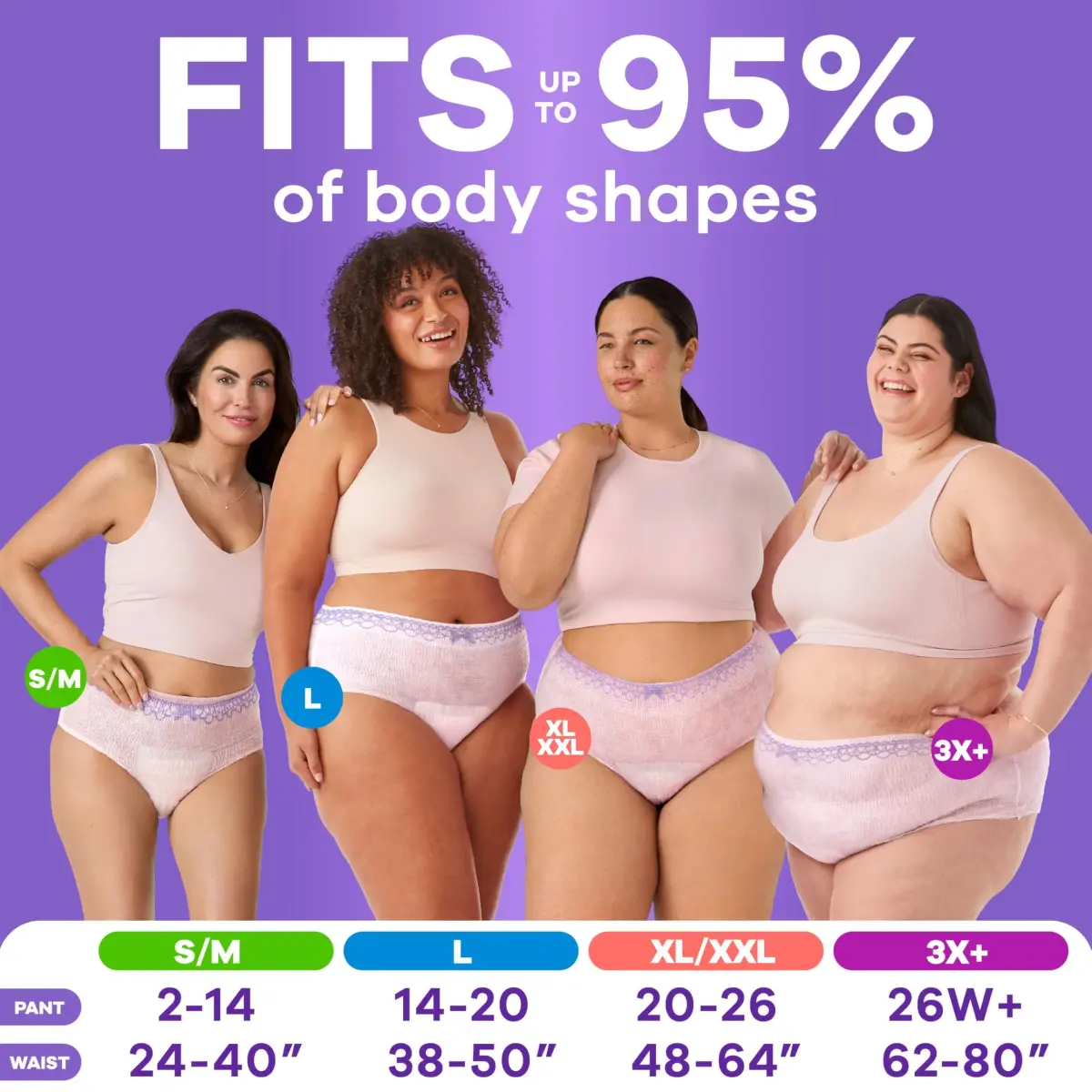Always Discreet Incontinence Underwear for Women, Extra Large/XL, 15 Count | Max Absorbency, OdorLock Technology, Discreet Fit - view 6