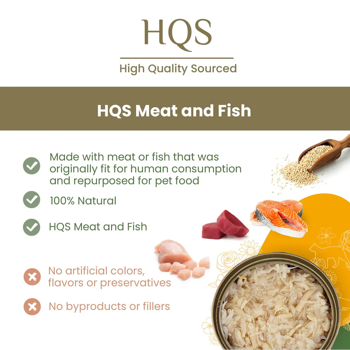 Almo Nature HQS Natural Wet Cat Food Tuna & Shrimp 2.47 oz | Grain-Free, All-Natural, High-Protein - view 8