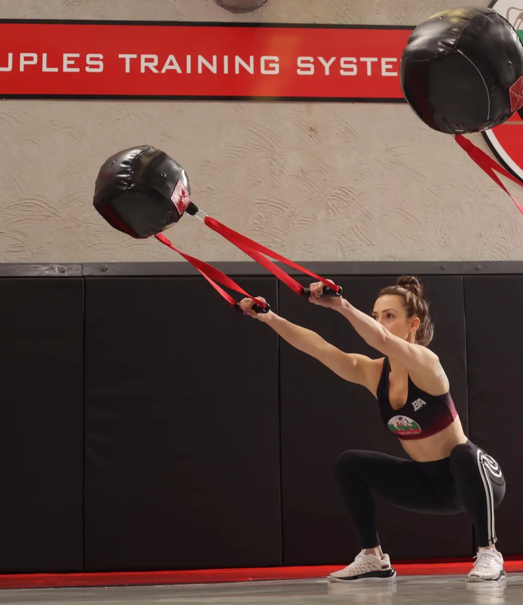 Suples Strength Ball 9 lb | Bulgarian Bag Alternative for MMA & Core Workouts (12" Diameter) - view 7