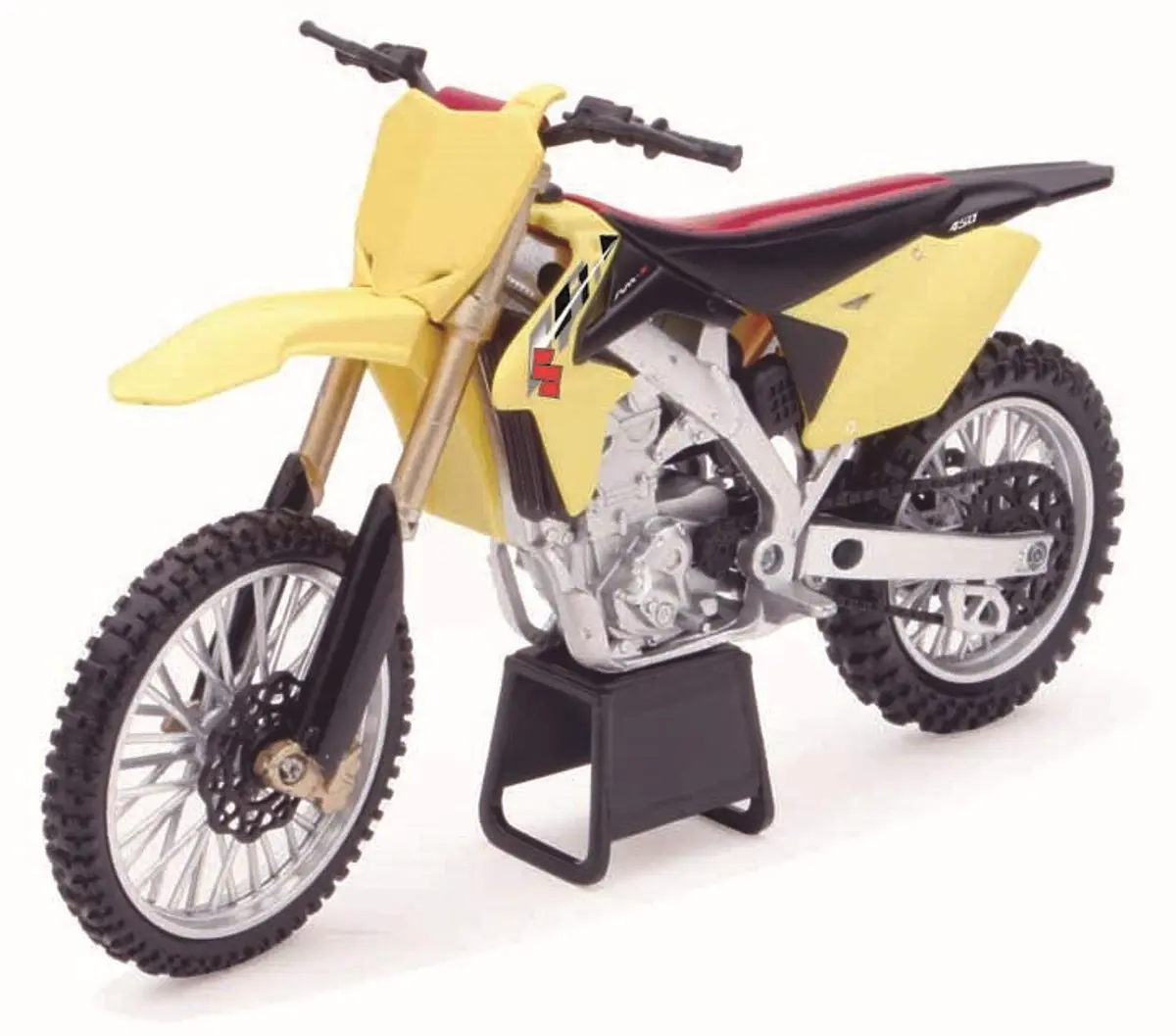 NewRay 1:12 Suzuki RM-Z450 2014 Motocross Bike Yellow | Detailed Die-Cast Replica - main product image