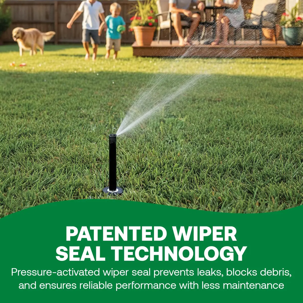 Rain Bird 1806VAN 1800 Series Professional Pop-Up Sprinkler Head 15.24 cm (6 Inch) 5-Pack | Precision Watering for Lawns & Gardens - view 6