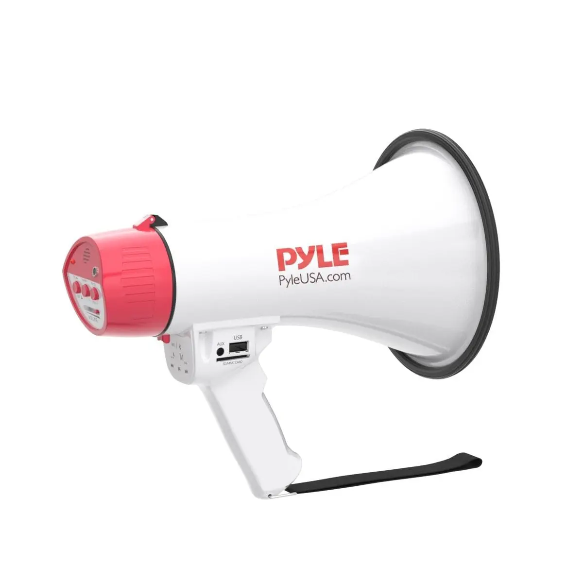 Pyle 40W Megaphone Bullhorn with Bluetooth & Siren, 8'' x 13.1'' | Crowd Control & Safety - view 4