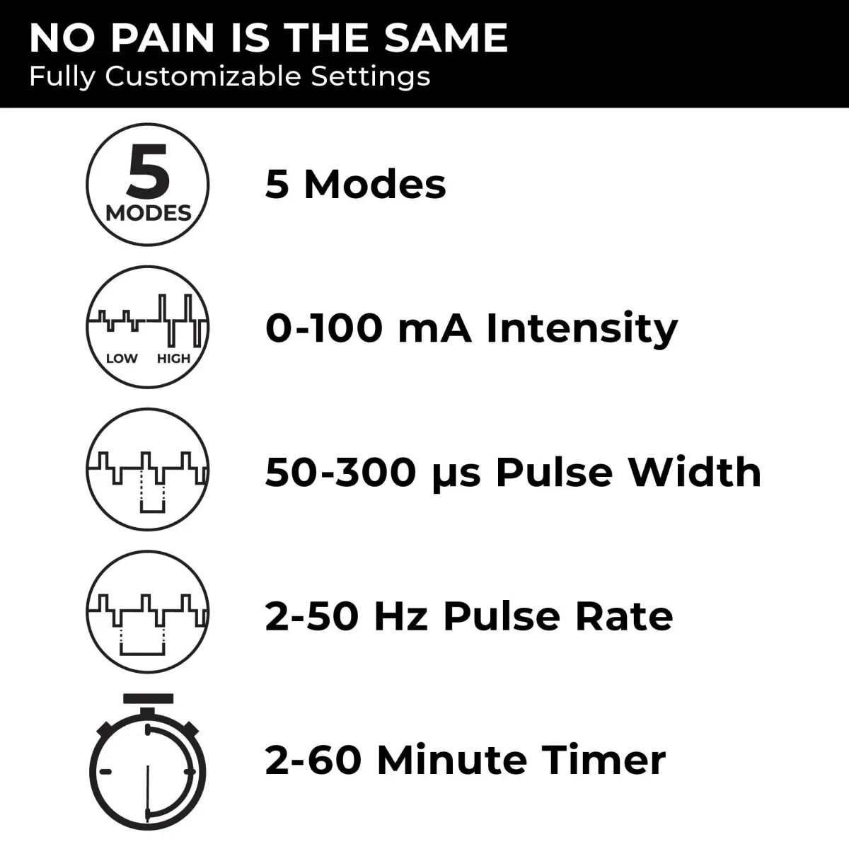 TENS 7000 Digital TENS Unit with Accessories - Muscle Stimulator for Back Pain Relief, Sciatica, Neck, Nerve, Shoulder, Hip, Elbow, Muscle Pain Relief (1 Unit) - view 7