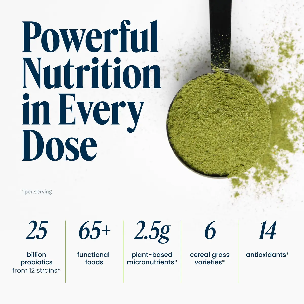 Vibrant Health Green Vibrance Superfood Blend Powder, 83 Servings | 65 Superfoods, 25 Billion Probiotics, Enzymes & Adaptogens for Optimal Vitality - view 4