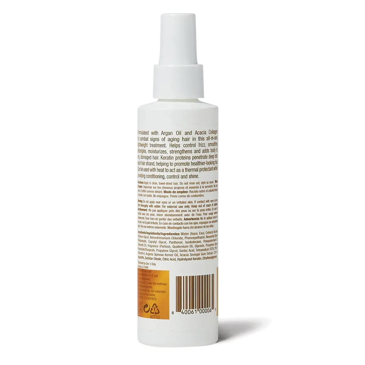 One 'N Only Argan Oil 12-in-1 Daily Treatment 6 Fl Oz (2pk) | Controls Frizz & Adds Shine - view 2