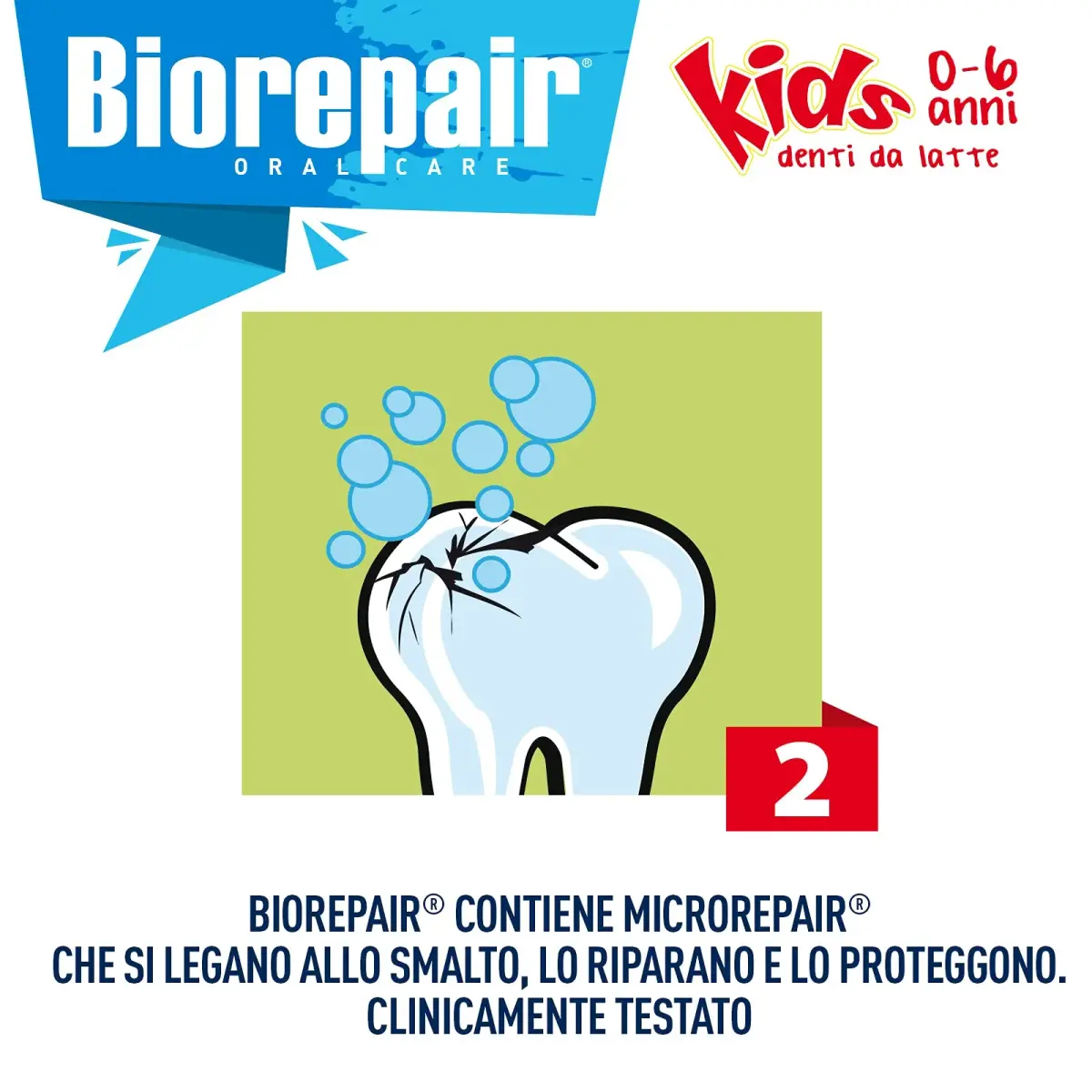 Biorepair Junior Toothpaste Wild Strawberry 50ml (1.7 Fl Oz) | Protects Against Cavities & Plaque - view 5