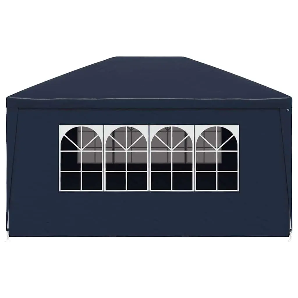 vidaXL Party Tent 10'x13' Blue | UV & Water-Resistant Garden Shelter (70-120 chars) - view 9