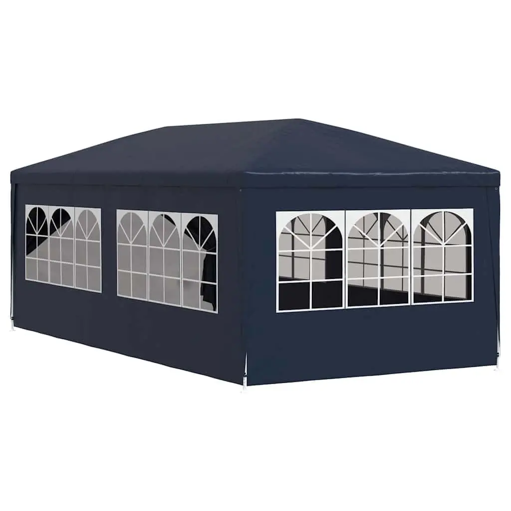 vidaXL Garden Gazebo 3 x 6 m Blue | UV & Water Resistant Outdoor Canopy - view 3