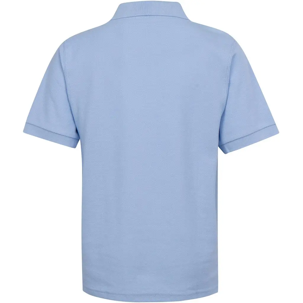 Premium Wear Boys' Short Sleeve School Uniform Polo Shirt, Light Blue, S | Stylish, Durable & Easy to Clean - view 2