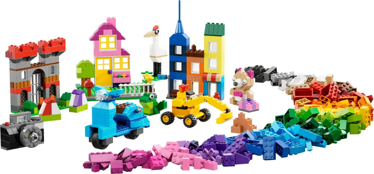 LEGO Classic Large Creative Brick Box 10698 Building Set, 790 Pieces | ASTM-Tested Educational Toy for Kids Ages 4+ - view 2