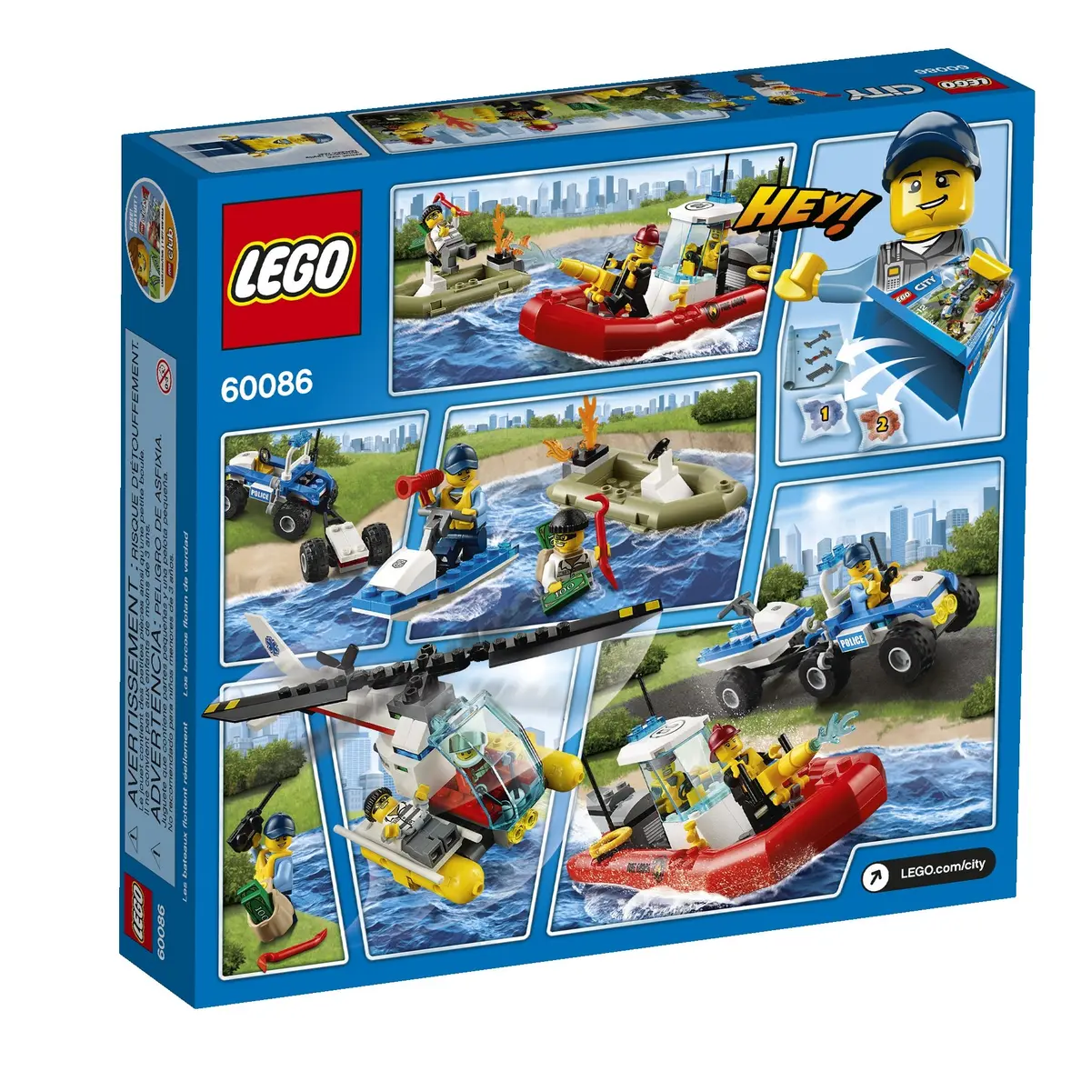 LEGO City Town Starter Set | Building Blocks for Kids 3-12 | 242 Pieces - view 3