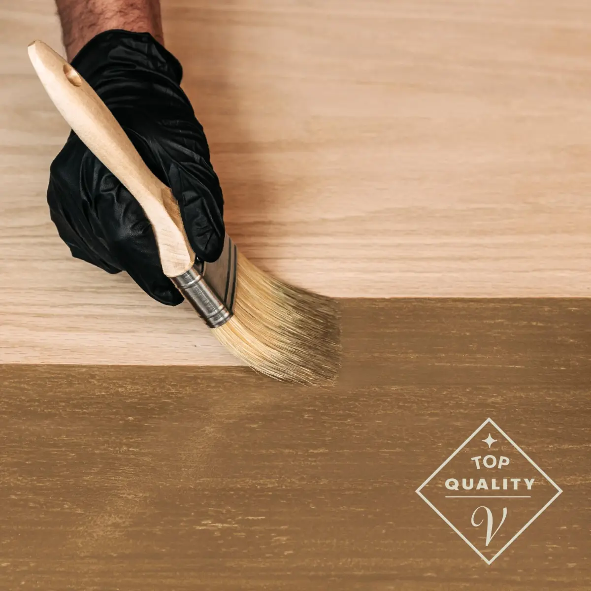 Varathane Premium Fast Dry Wood Stain Golden Oak 946ml (32 Fl Oz) | One Coat Interior Wood Finish - view 5
