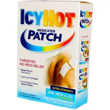 Icy Hot Extra Strength Medicated Patch, Small, 5 Count Box, 2 Count | Targeted Pain Relief for Muscle Strains & Arthritis - view 6