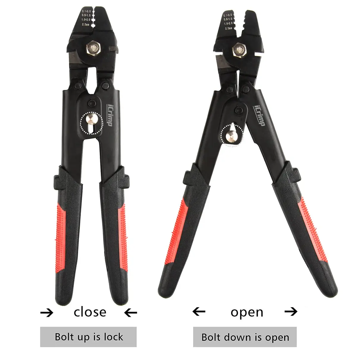 IWISS Wire Rope Swager for Crimping Fishing Lines Up To 2.2mm | 250mm (9.84 in) Heavy Duty Carbon Steel Tool - view 8