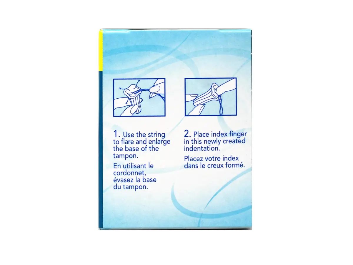 o.b. Pro Comfort Digital Tampons Regular Absorbency 40 Count | Applicator-Free for Discreet Protection - view 2
