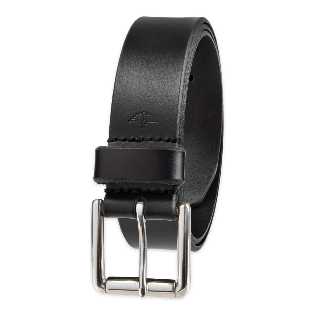 Dockers Mens Casual Belt 44 US | Classic Leather Belt with Silver Buckle - main product image