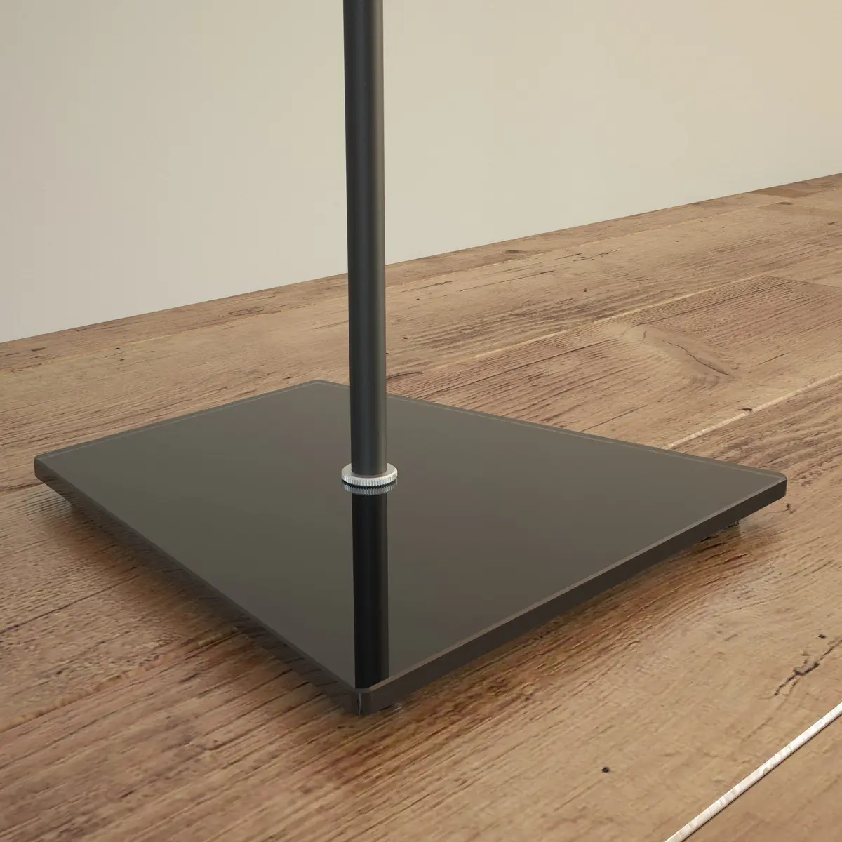 AVF EAK85B-A Adjustable Speaker Floor Stands 31-41 Inch Height | Steel and Glass Pair for Speakers up to 5 kg (11 lbs) - view 2