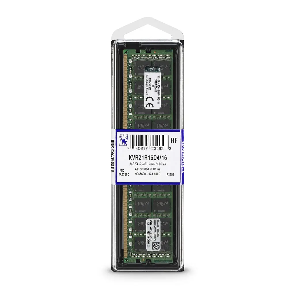 Kingston ValueRAM 16GB DDR4 2133MHz ECC Reg CL15 DIMM | Power-Efficient Server Memory - view 4