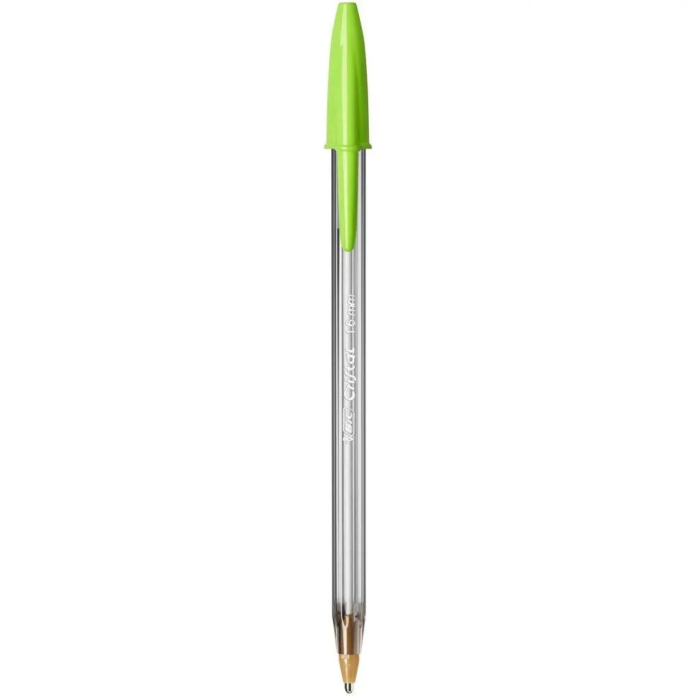 BIC Cristal Fun Ballpoint Pens with 5 Assorted Ink Colours | Wide 1.6mm Point, Pack of 10 for Bright, Flawless Writing - view 3