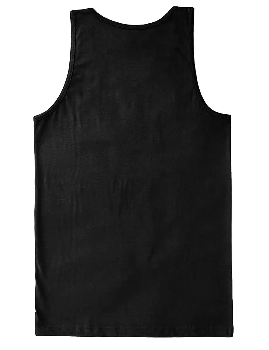 Tcombo Men's Tank Top Black Small | Neon Rave Music Design, Athletic Fit - view 2