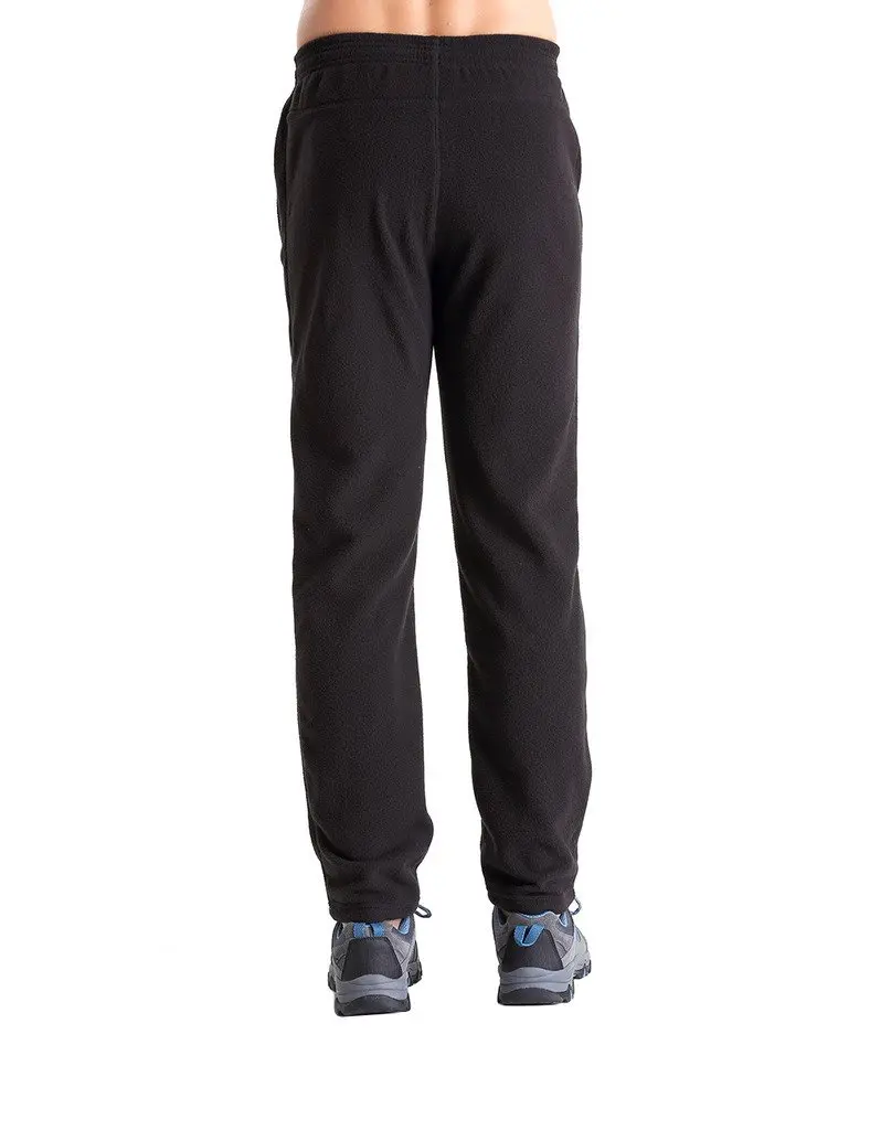 clothin Polar Fleece Sweatpants | Loose Fit, Breathable, Warm (Men Black US M) - view 2