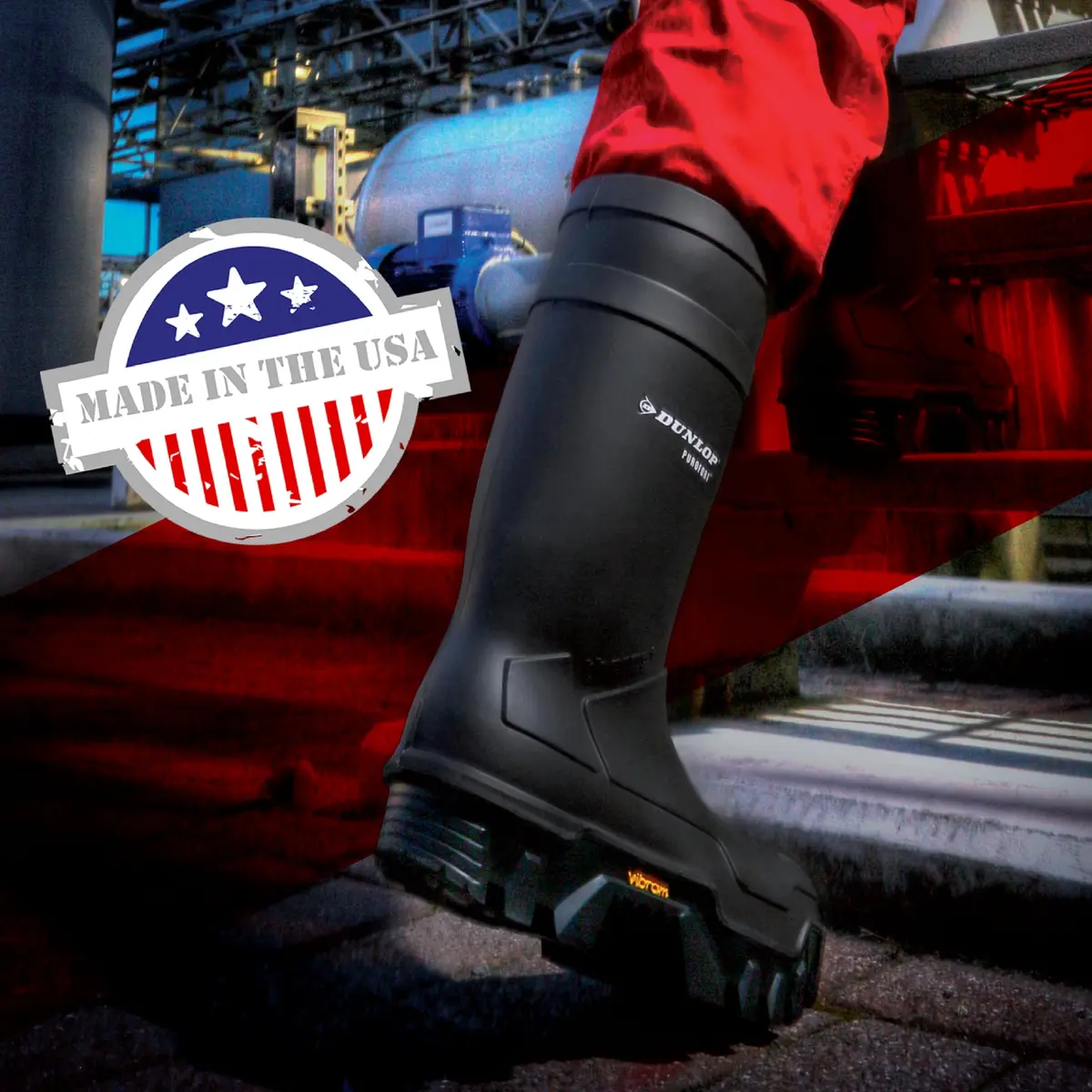 DUNLOP Explorer Safety Work Boots with Vibram Sole | Cold & Hazard Protection (120 chars) - view 2