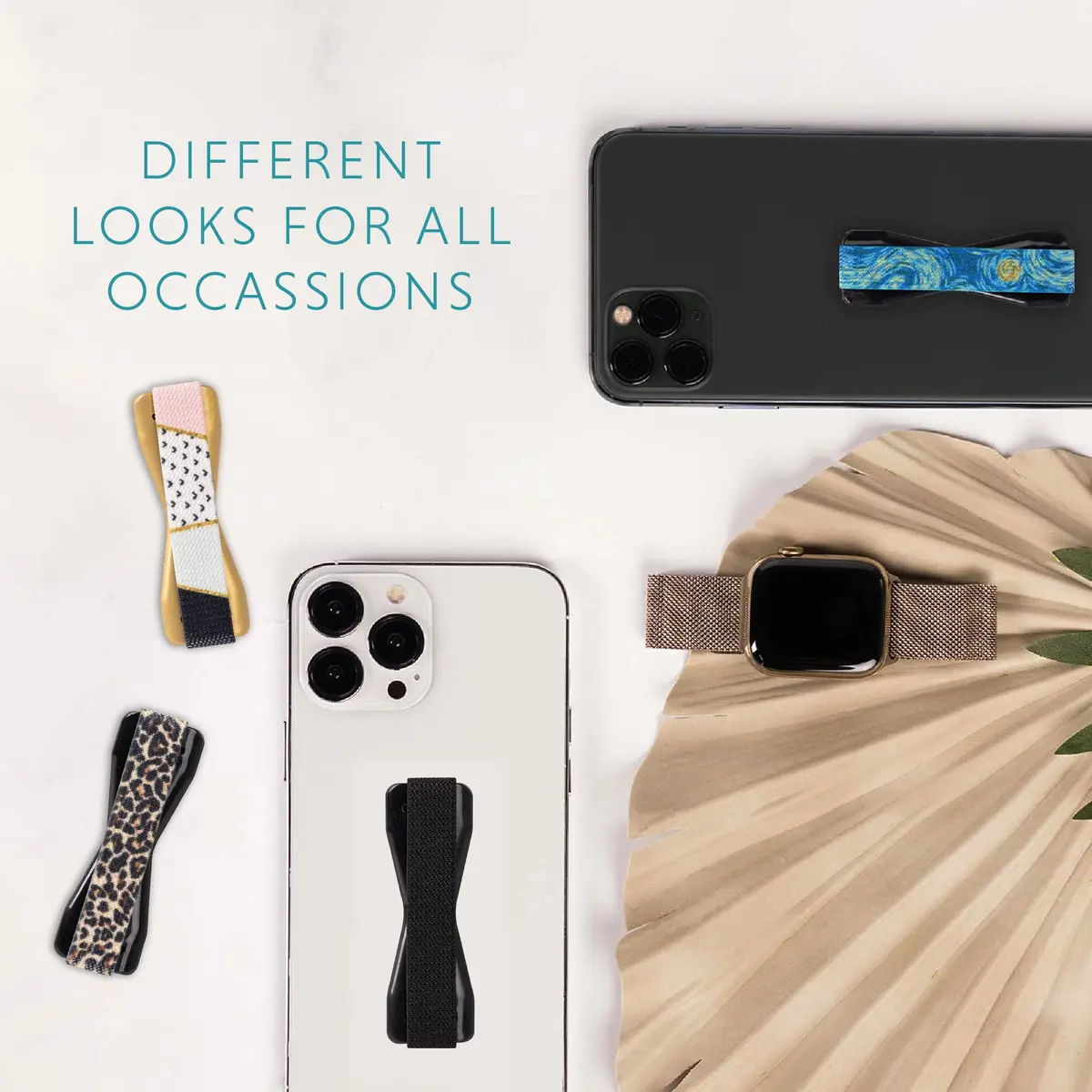 LOVEHANDLE Phone Grip for Most Smartphones and Mini Tablets | Slim, Pocket-Friendly, No-Residue Adhesive - view 7