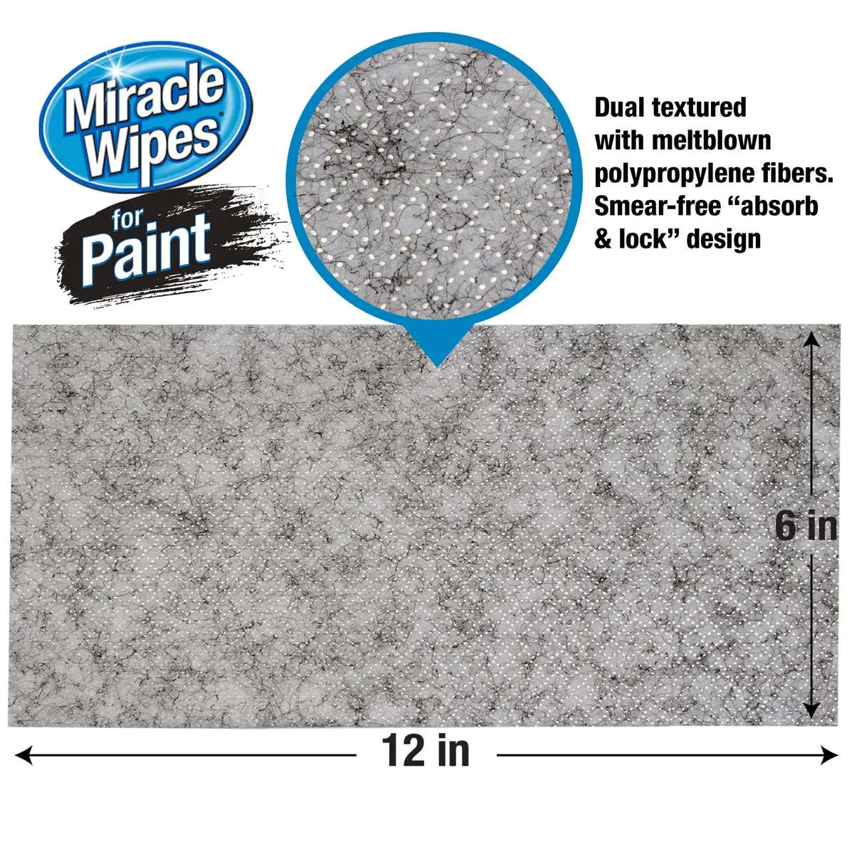 MiracleWipes Surface Cleaning Wipe 60 Count | Heavy-Duty & Gentle on Skin - view 6