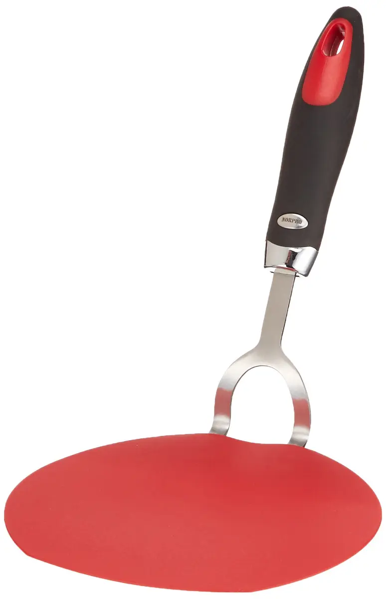 Norpro Grip-EZ Flexible Pancake Spatula Red, 33.5cm (13.25") | Heat-Resistant to 210°C - main product image