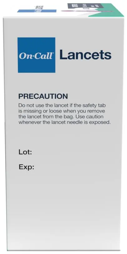 On Call Twist Off Lancets, 100 Lancets | Precise, Safe & Compatible for Blood Glucose Testing - view 8