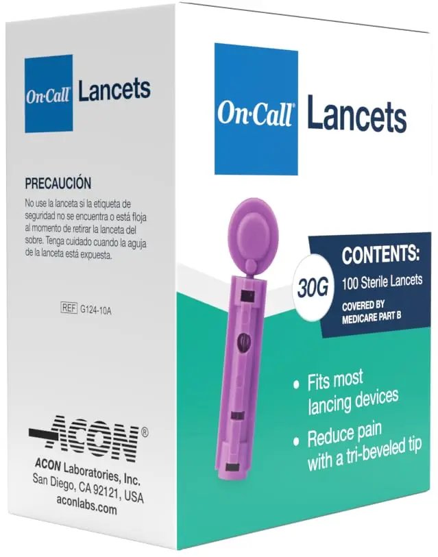 On Call Twist Off Lancets, 100 Lancets | Precise, Safe & Compatible for Blood Glucose Testing - view 11