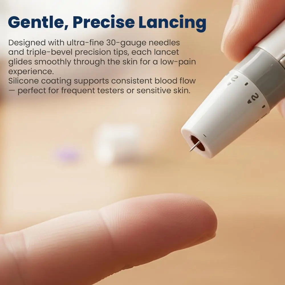 On Call Twist Off Lancets, 100 Lancets | Precise, Safe & Compatible for Blood Glucose Testing - view 4