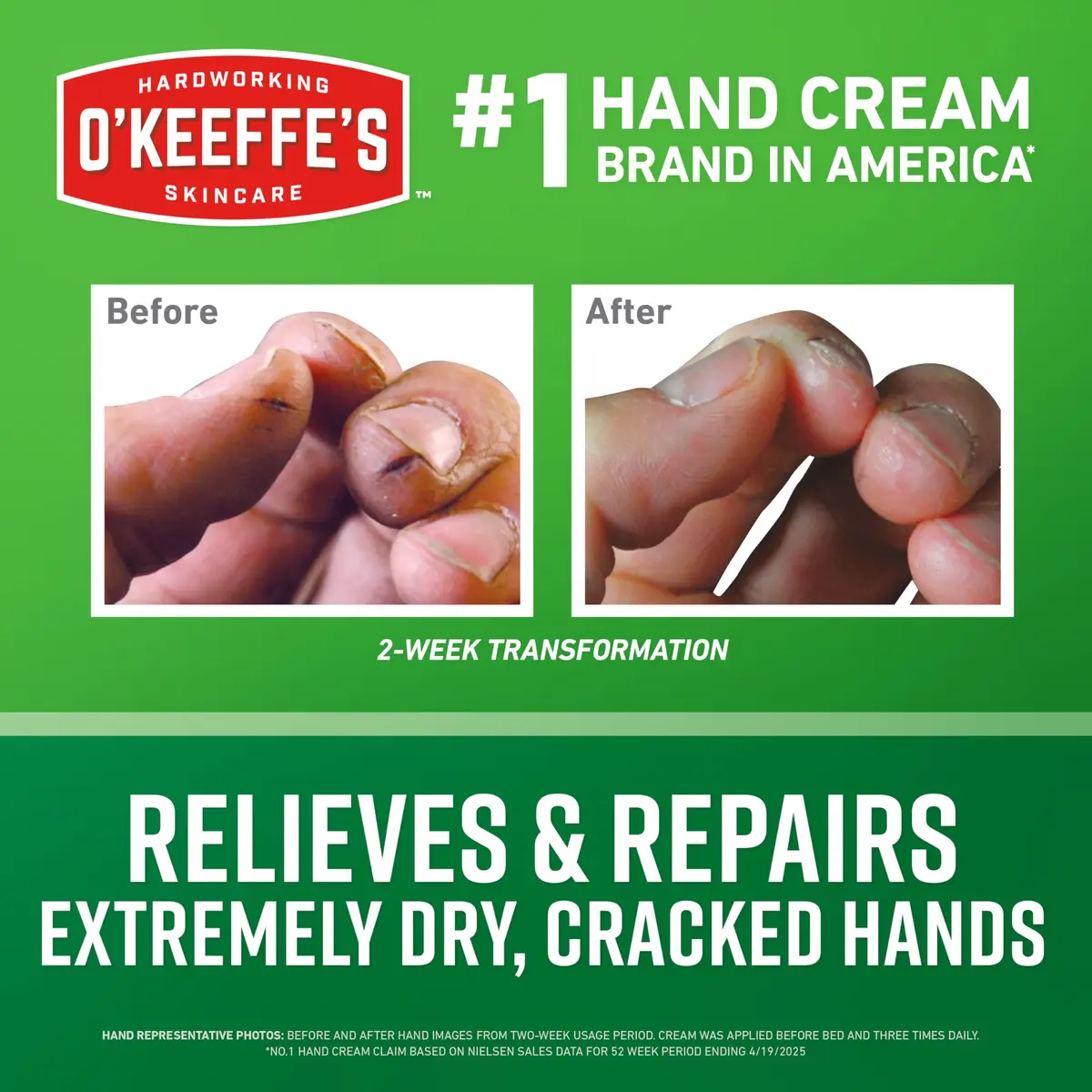 O'Keeffe's Working Hands Hand Cream Jar 192.7 g (6.8 oz) | Intensive Hydration for Extremely Dry Skin - view 2