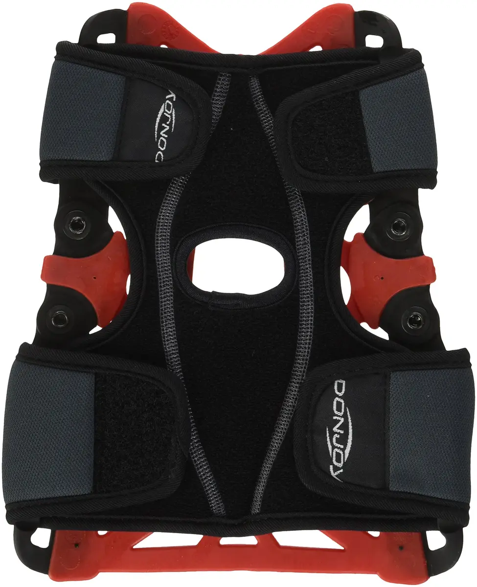 DonJoy Reaction Web Knee Brace with Compression Undersleeve, Red, X-Small/Small | Orthopedic Brace for Patellofemoral Pain Syndrome - view 2