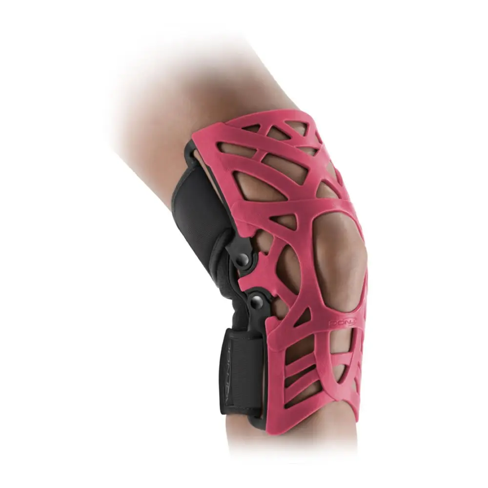 DonJoy Reaction Web Knee Brace with Compression Sleeve for Front Knee Pain & Arthritis, Pink, X-Large/2X-Large | FDA Approved Medical Grade Support - main product image