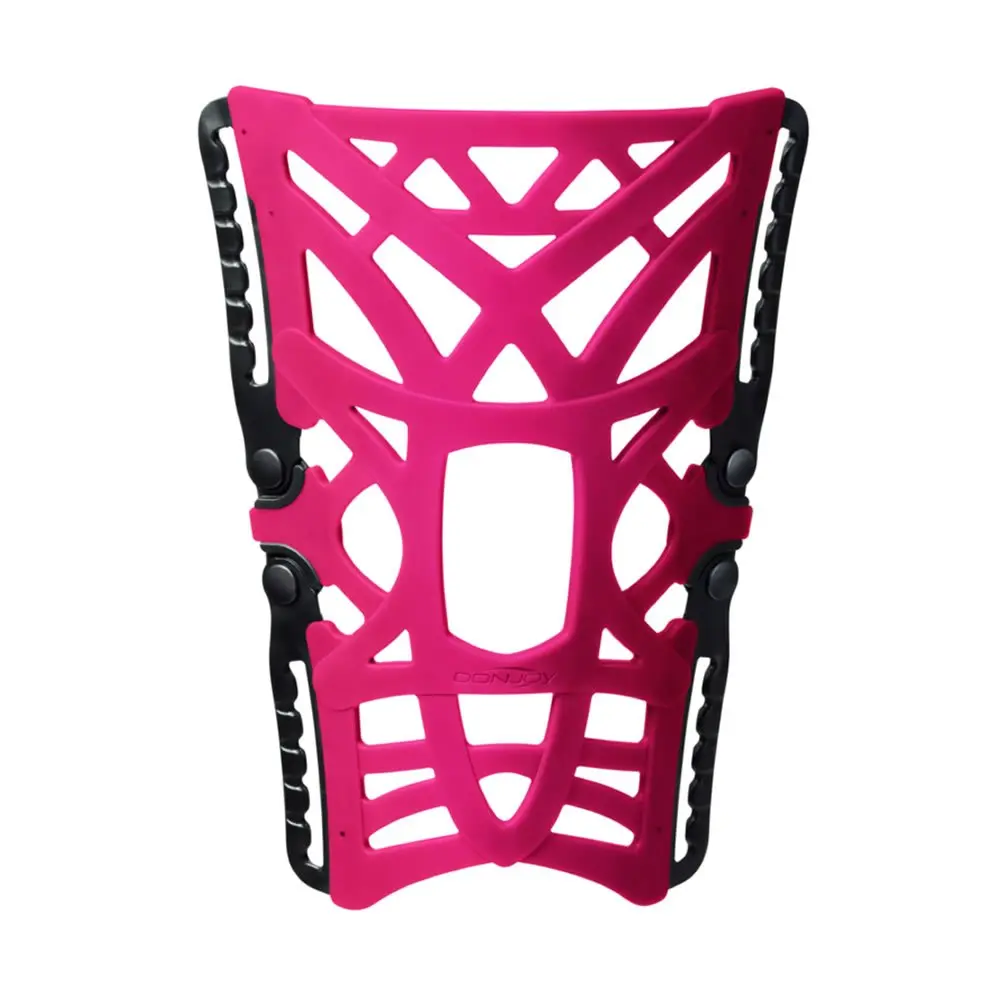DonJoy Reaction Web Knee Brace with Compression Sleeve for Front Knee Pain & Arthritis, Pink, X-Large/2X-Large | FDA Approved Medical Grade Support - view 2