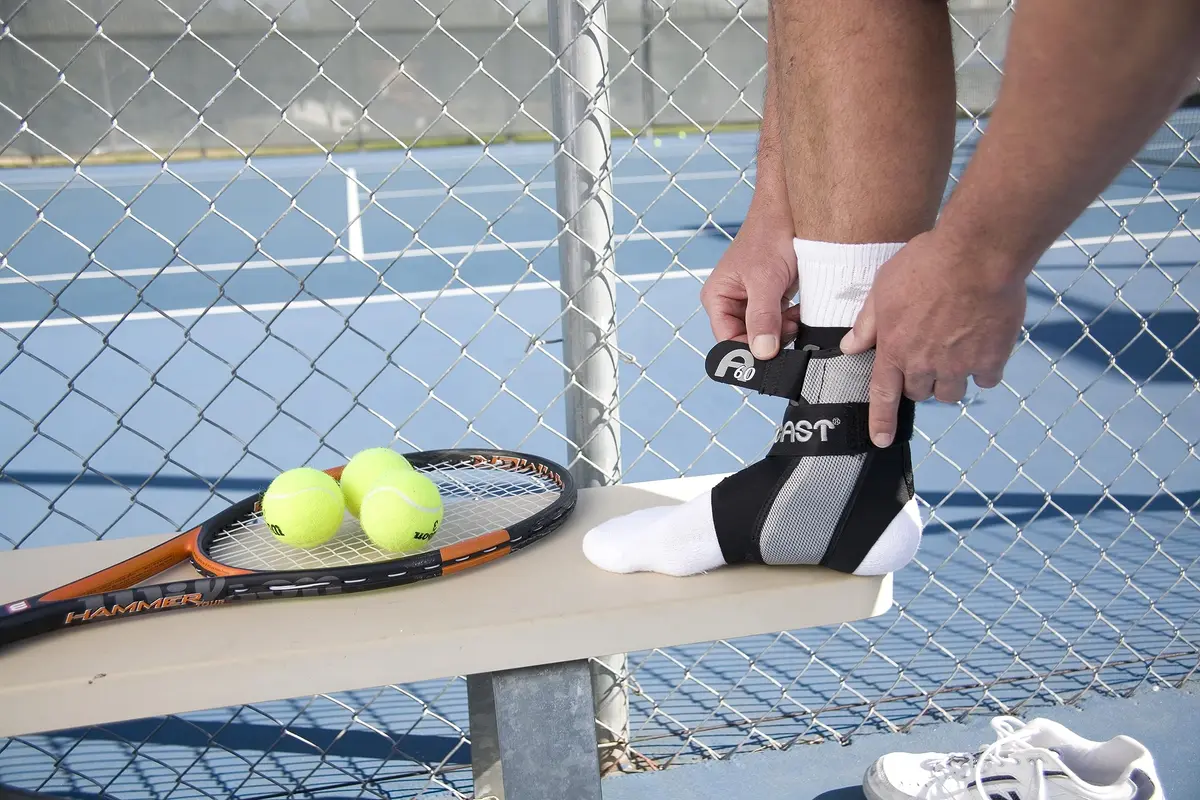 AIRCAST A60 Ankle Support Brace for Left Foot - Small | Mild Support for Chronic Instability & Injury Prevention - view 9