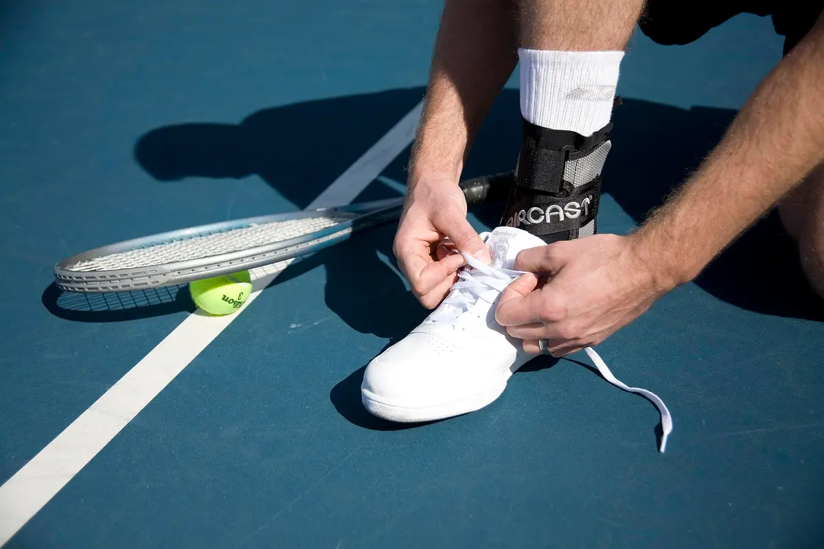 AIRCAST A60 Ankle Support Brace for Left Foot - Small | Mild Support for Chronic Instability & Injury Prevention - view 10