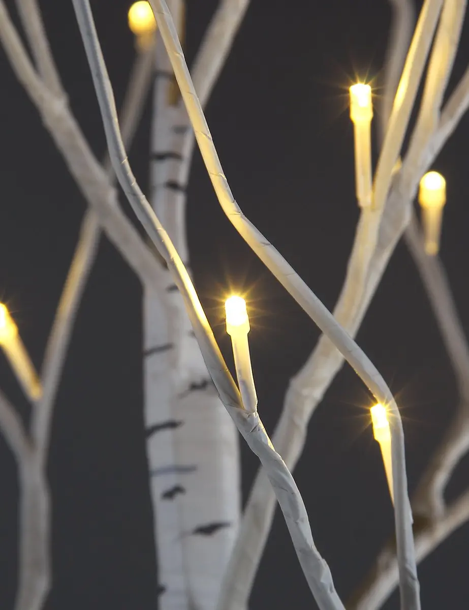 LIGHTSHARE 8FT Birch Tree with 132 LED Lights | Indoor & Outdoor Festival Decor (70-120 chars) - view 6