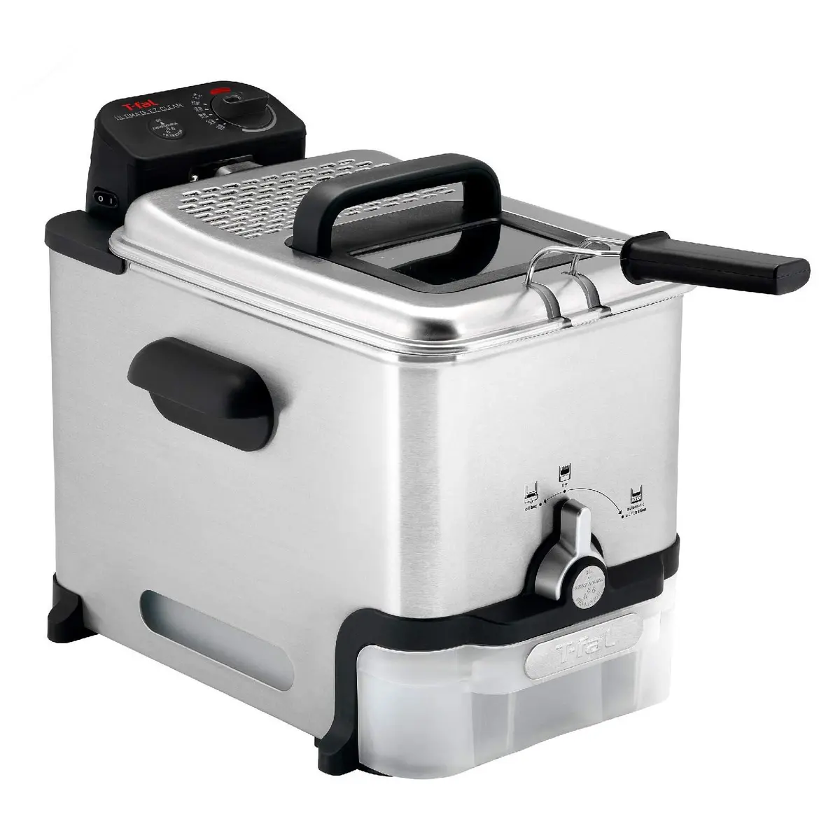 T-Fal Deep Fryer with Basket 3.5L | Oil Filtration & Temp Control for Crispy Results - main product image
