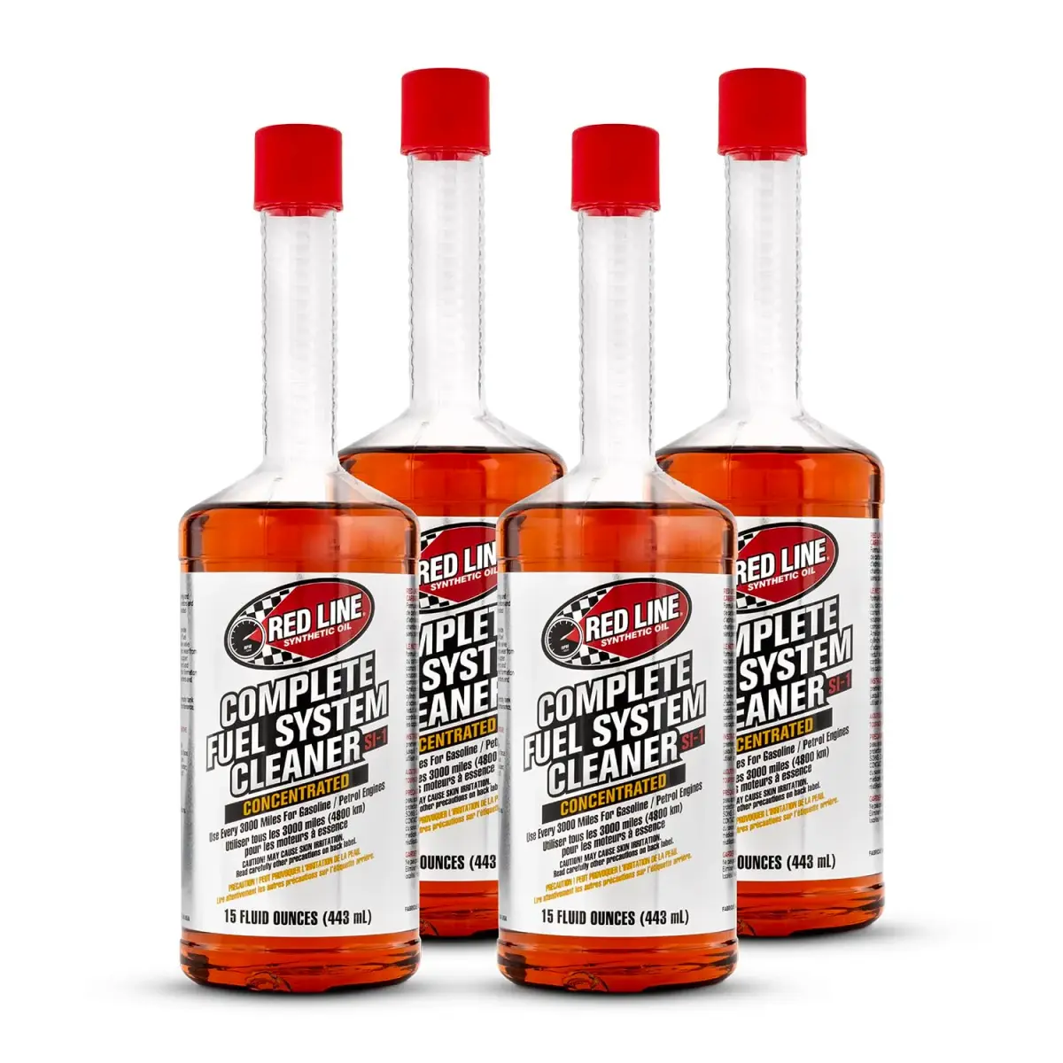 Red Line SI-1 Complete Fuel System Cleaner 4 Pack | Cleans Injectors, Carburetors, Valves & Combustion Chamber Deposits - main product image