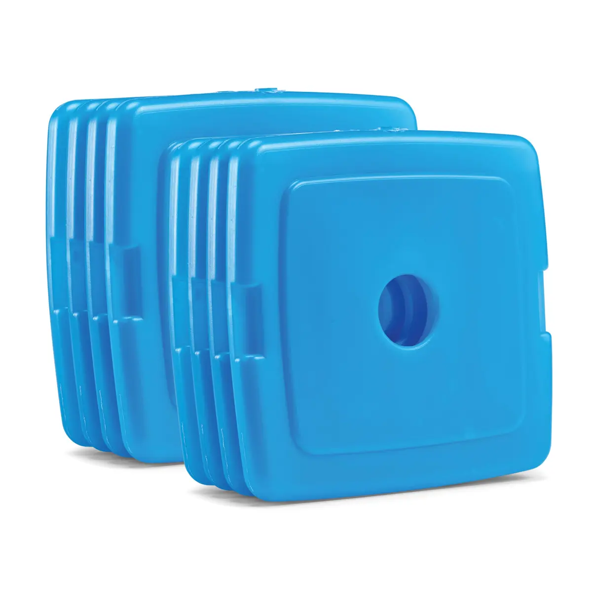 Fit & Fresh Cool Coolers Kids Ice Packs 8 Pack Blue | Slim, Reusable & Long-Lasting Ice Packs for Lunch & Camping - view 8