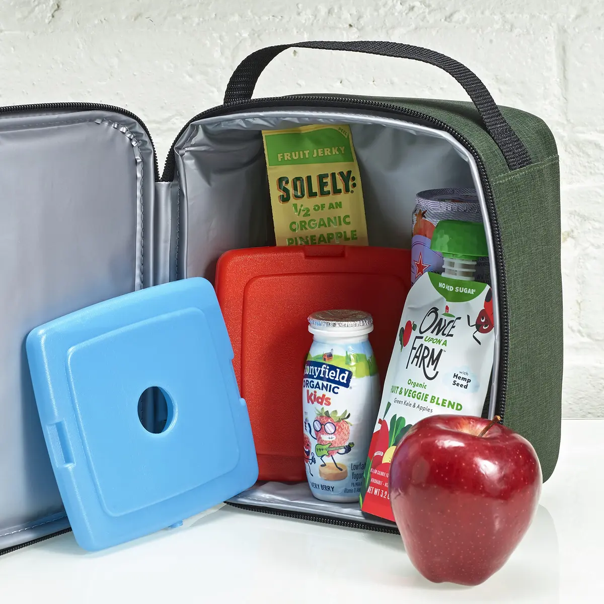 Fit & Fresh Slim Ice Packs 8 Pack | Compact Reusable Freezer Packs for Lunch & Coolers - view 3