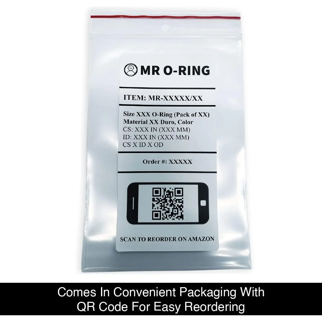 Mr O-Ring M2.5x69 Buna-N O-Ring 70A Durometer | Wide Temperature & Fluid Compatibility - view 5