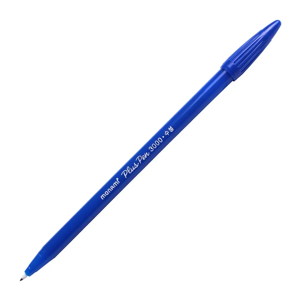 MONAMI Marking Pen Felt Tip Water Based Ink Complete Red,Blue,Black | 12 Pens, 0.3mm Fine Point, Korea - view 3