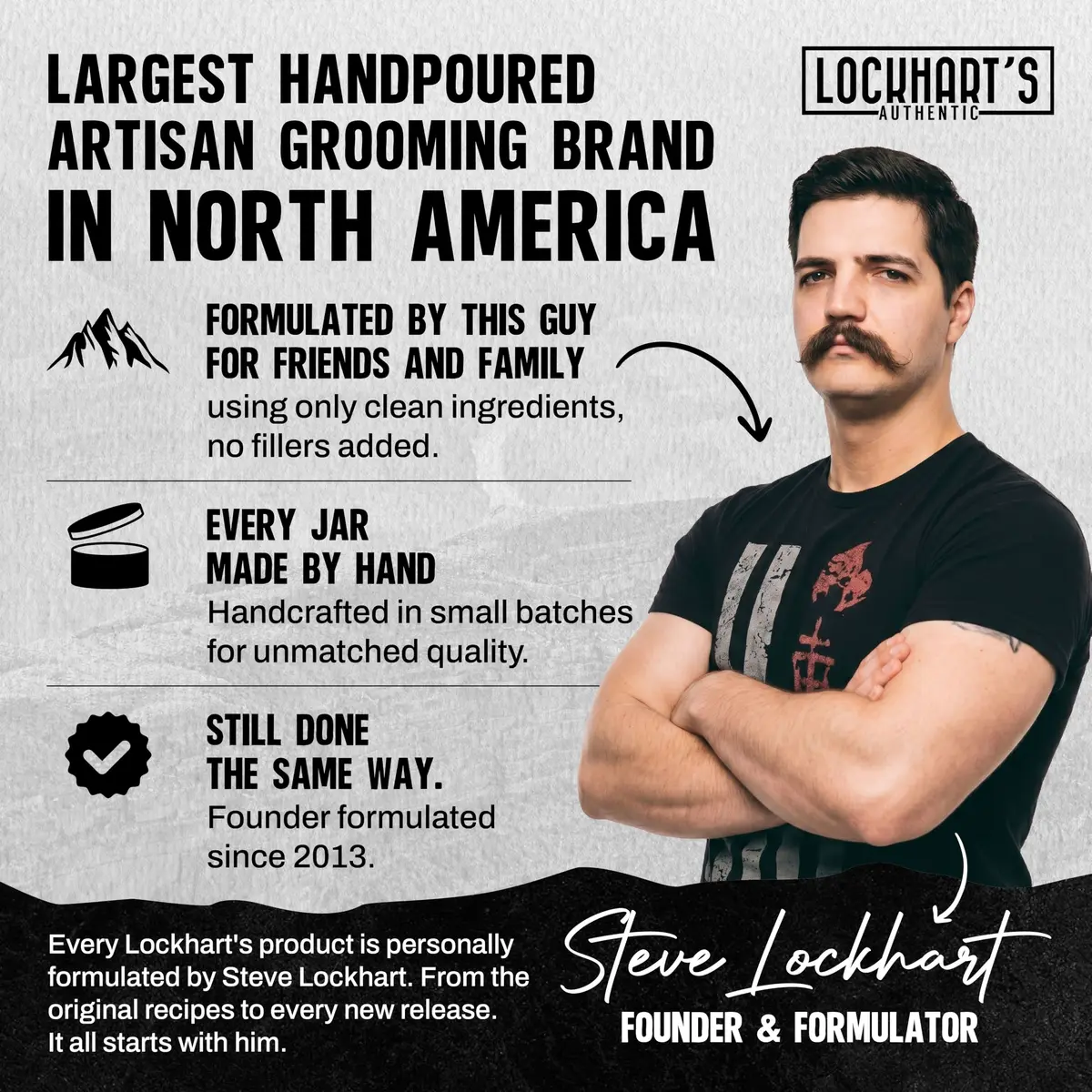 Lockhart's Heavy Hold Oil Pomade for Men, 3.4 oz | Low Shine, Sweat Proof, Recombable - view 7