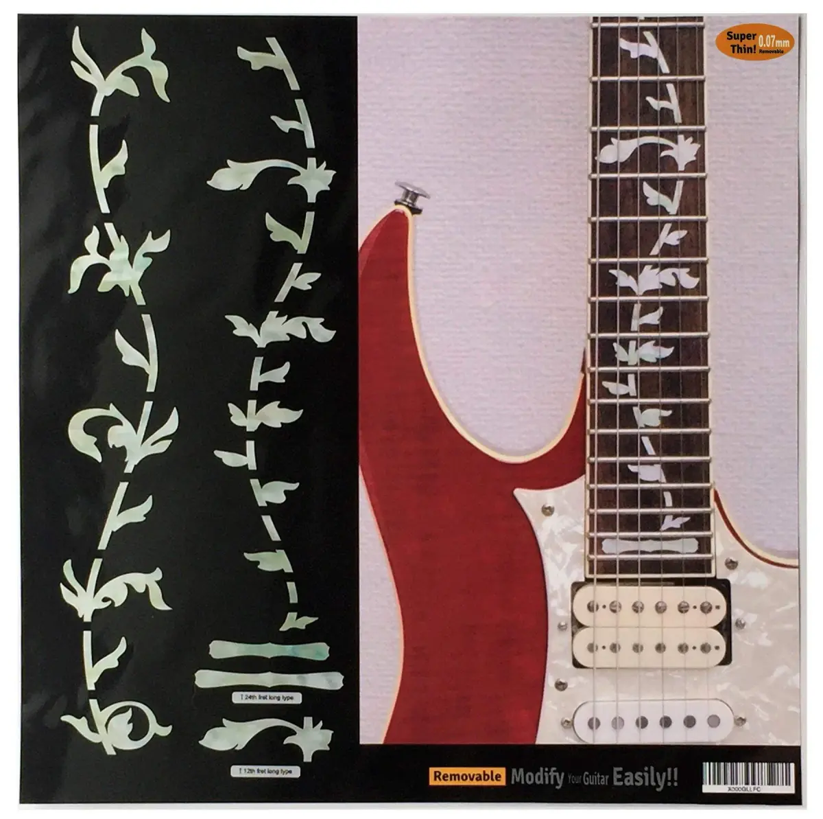 Inlaystickers Tree Of Life Fret Markers White Pearl | Guitar Fretboard Inlay Stickers - main product image